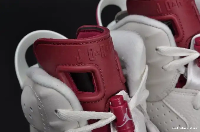 Jordan 384664-116 white Air 6 Maroon Retro 0529
